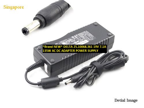 *Brand NEW* DELTA 19V 7.1A 135W AC DC ADAPTER 25.10068.361 POWER SUPPLY